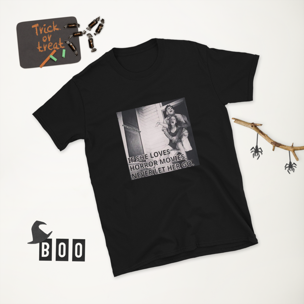 T-shirt unissex com mangas curtas - Horror - Image 3