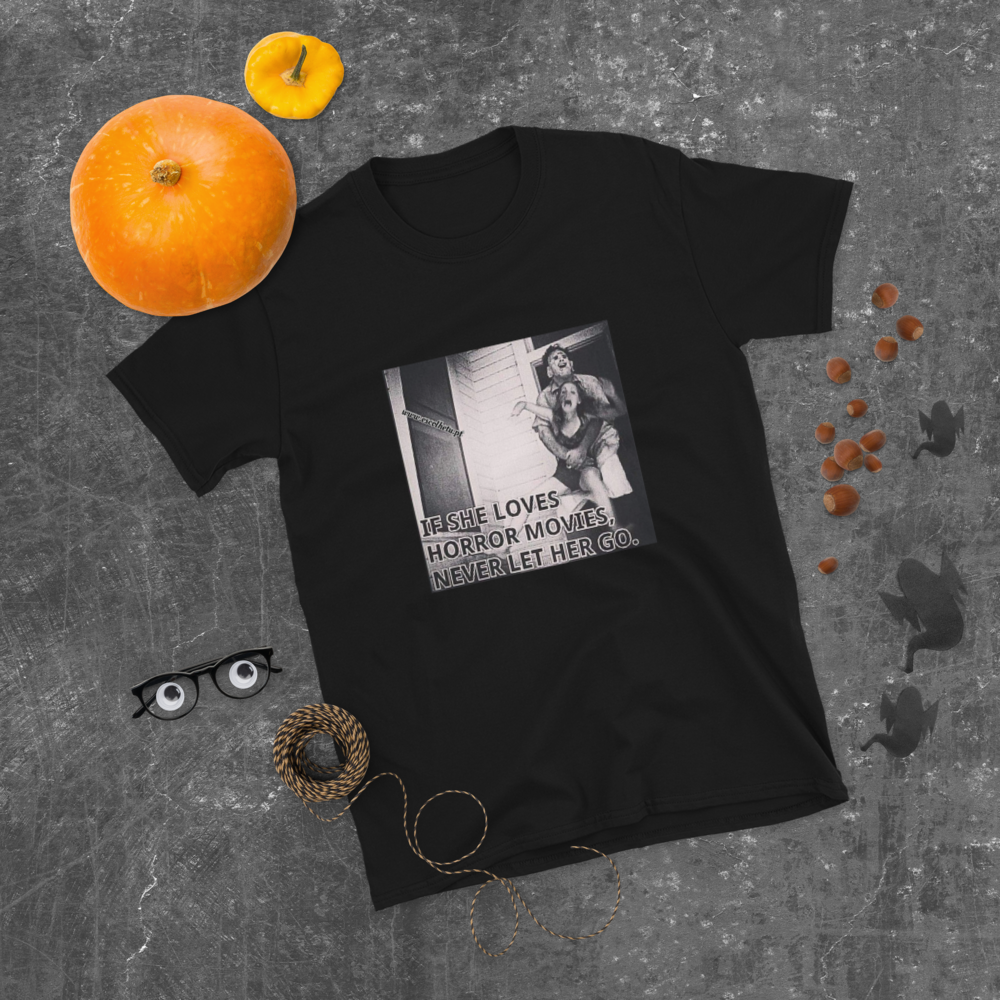 T-shirt unissex com mangas curtas - Horror - Image 2