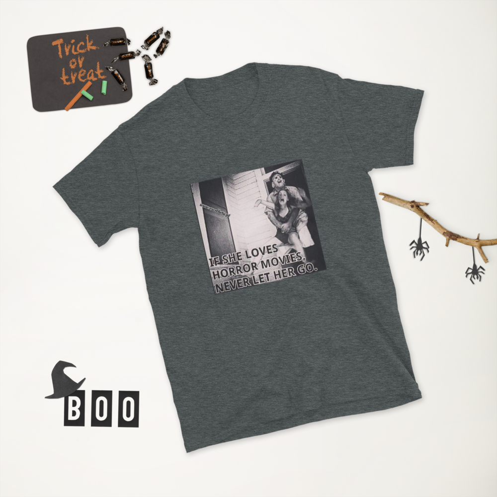 T-shirt unissex com mangas curtas - Horror - Image 6