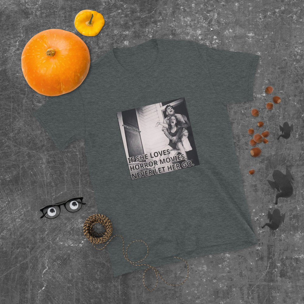 T-shirt unissex com mangas curtas - Horror