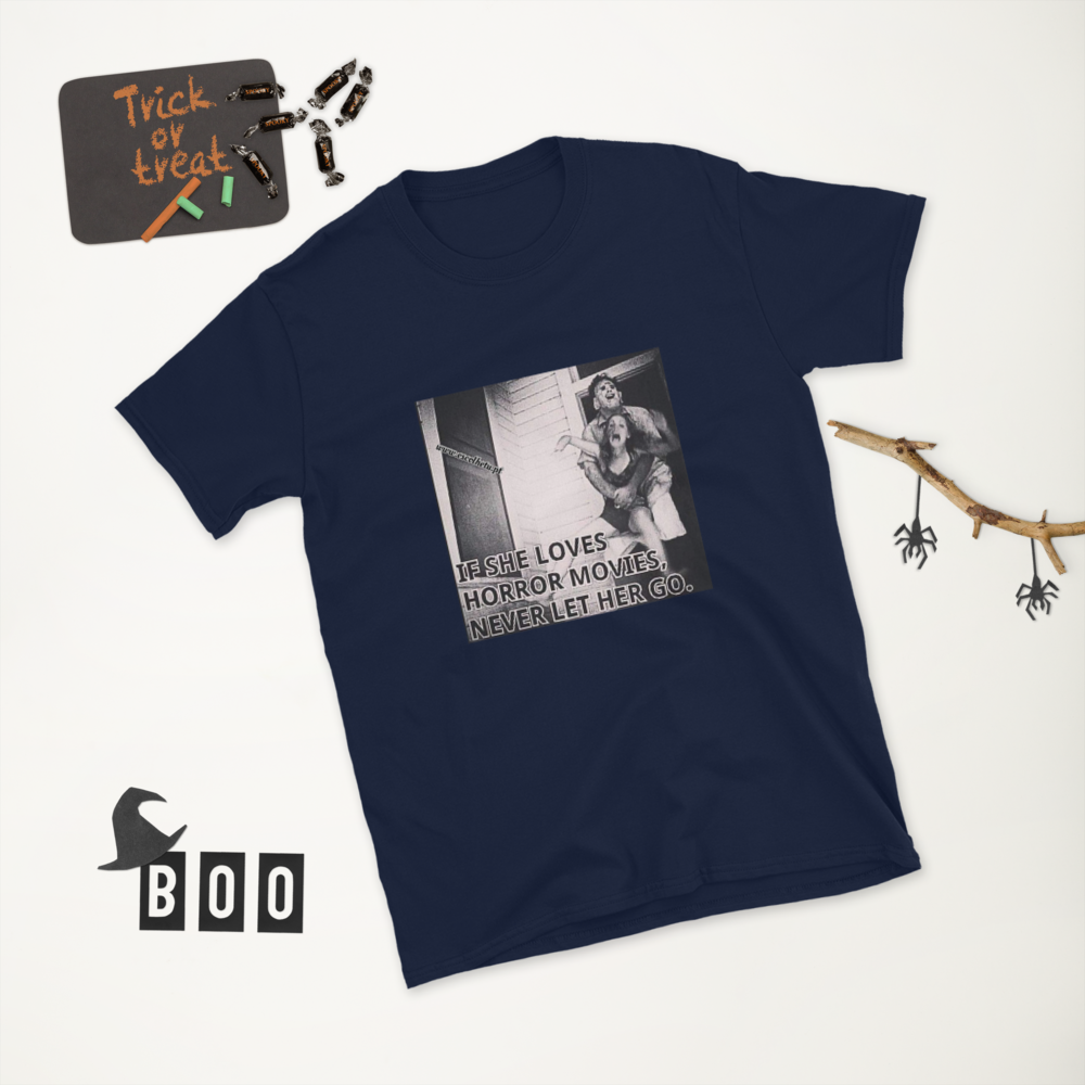 T-shirt unissex com mangas curtas - Horror - Image 5