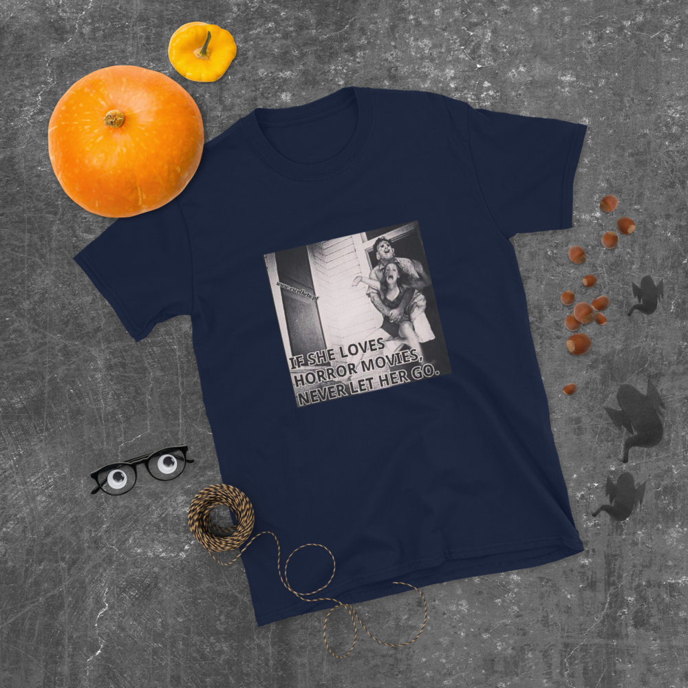 T-shirt unissex com mangas curtas - Horror - Image 4