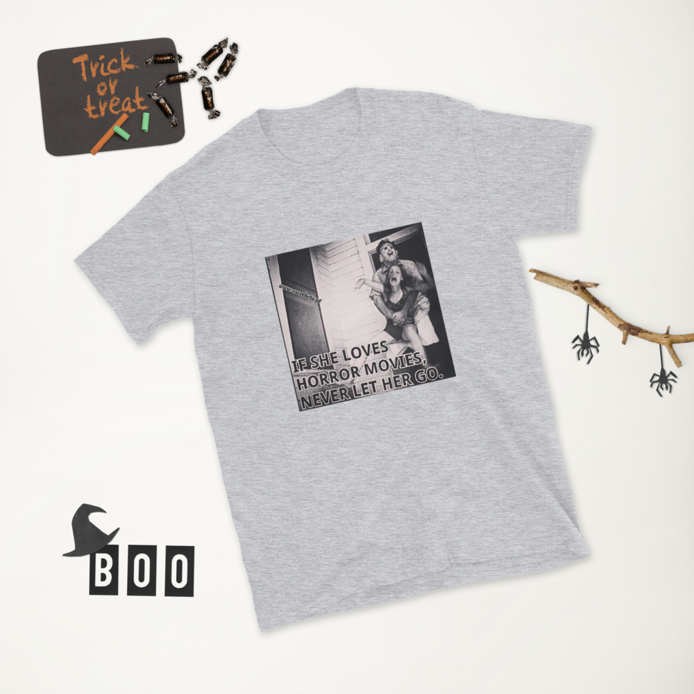 T-shirt unissex com mangas curtas - Horror - Image 8