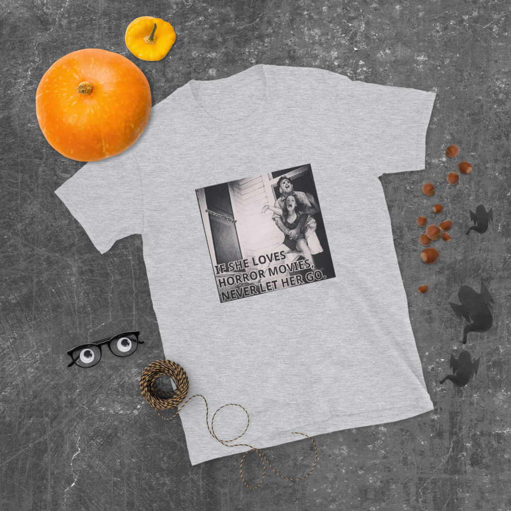 T-shirt unissex com mangas curtas - Horror - Image 7