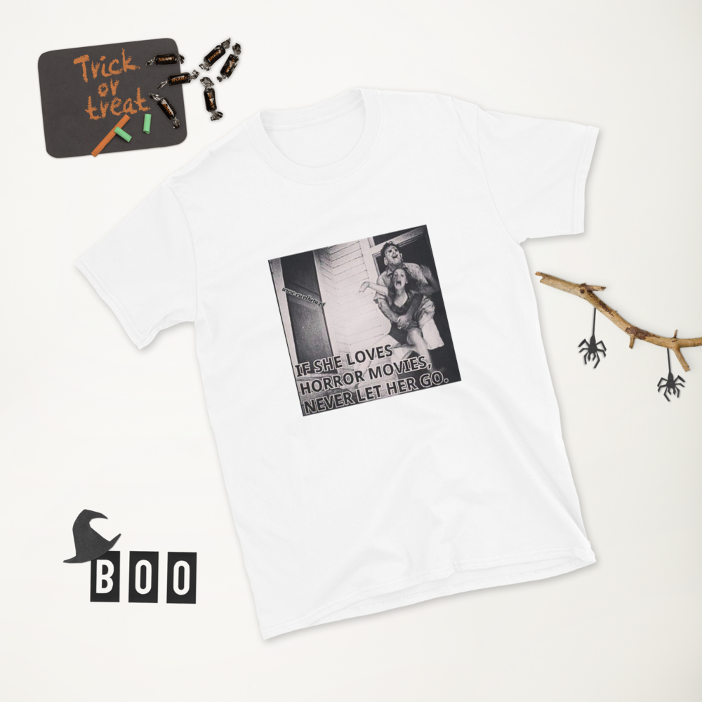 T-shirt unissex com mangas curtas - Horror - Image 10
