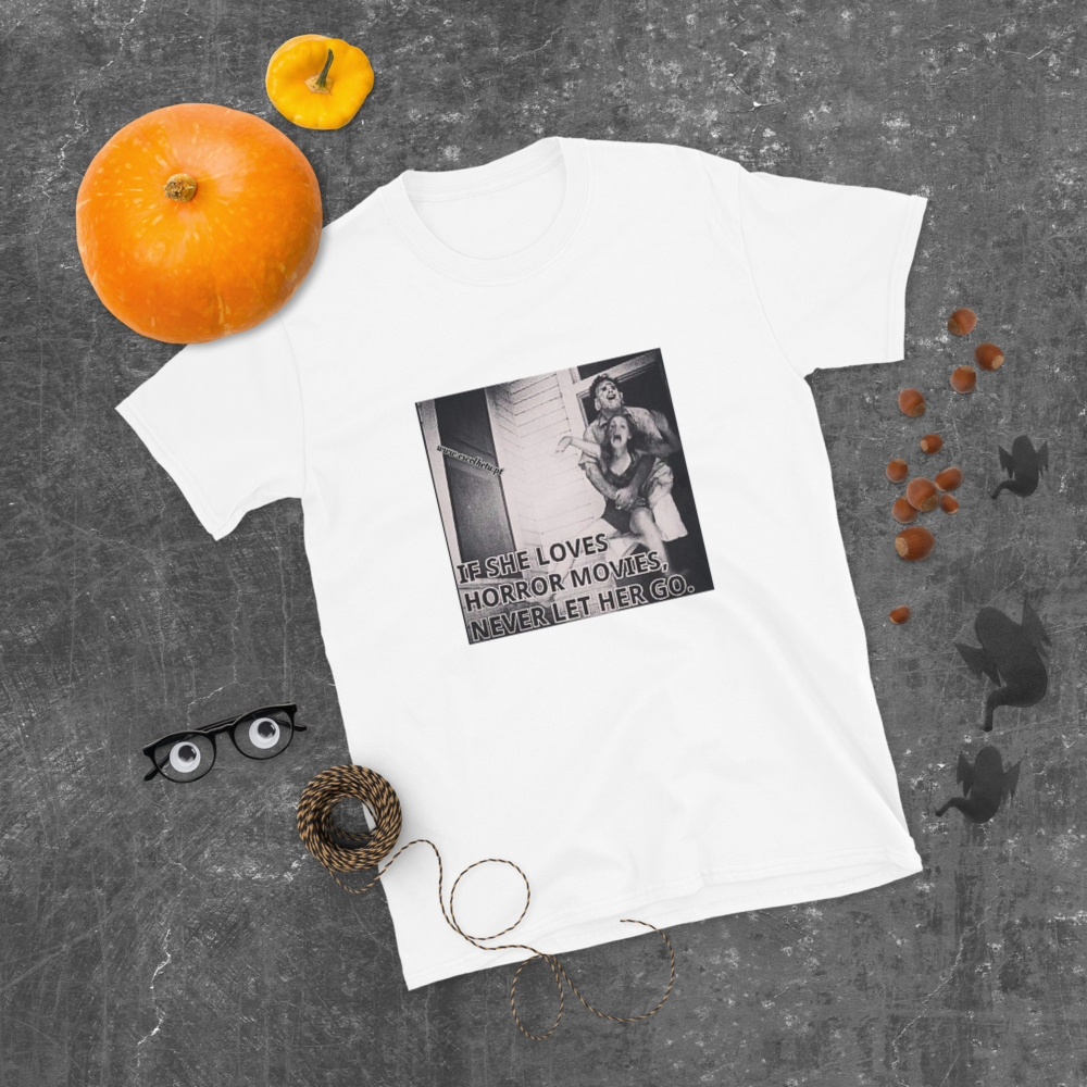 T-shirt unissex com mangas curtas - Horror - Image 9