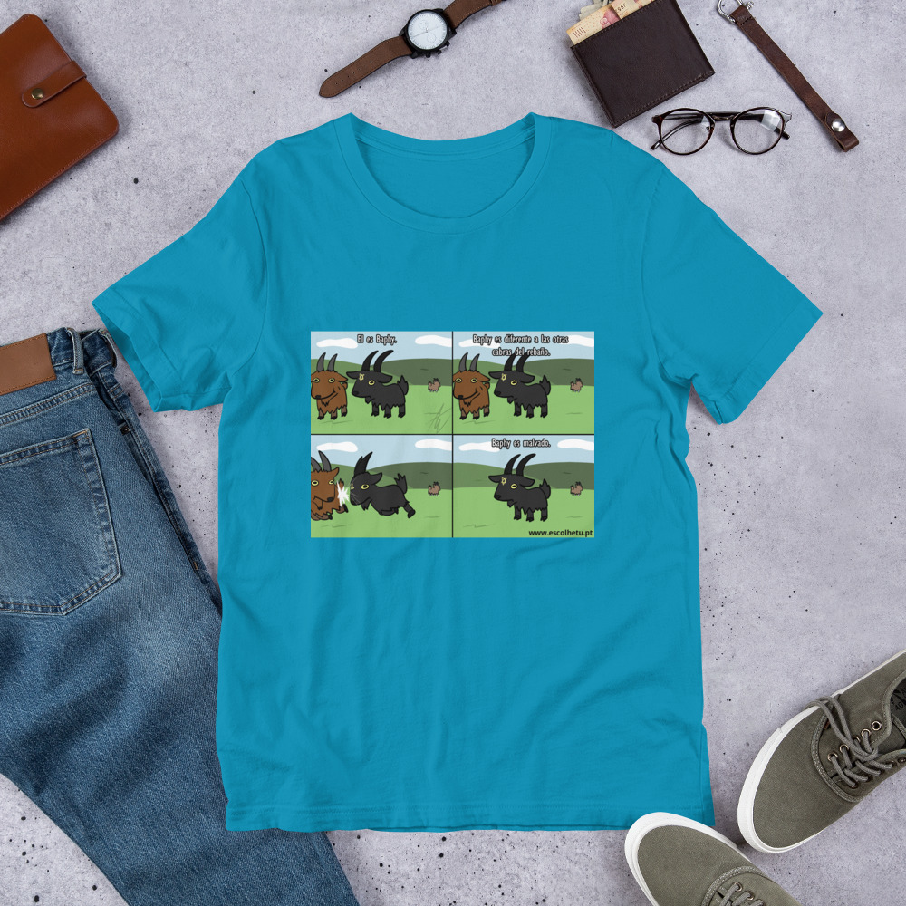 T-shirt unissex com mangas curtas - Olá Baphy - Image 11