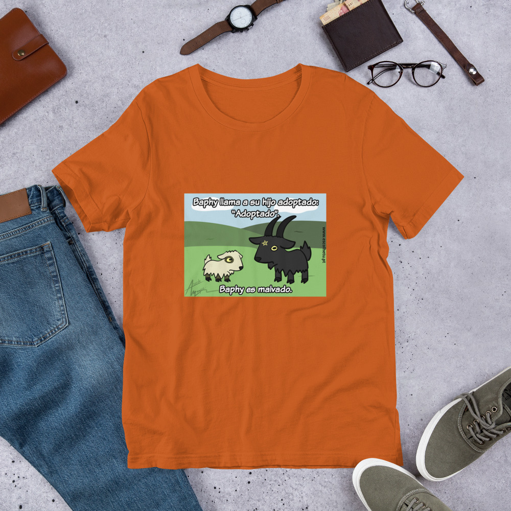 T-shirt unissex com mangas curtas - Baphy adota - Image 9