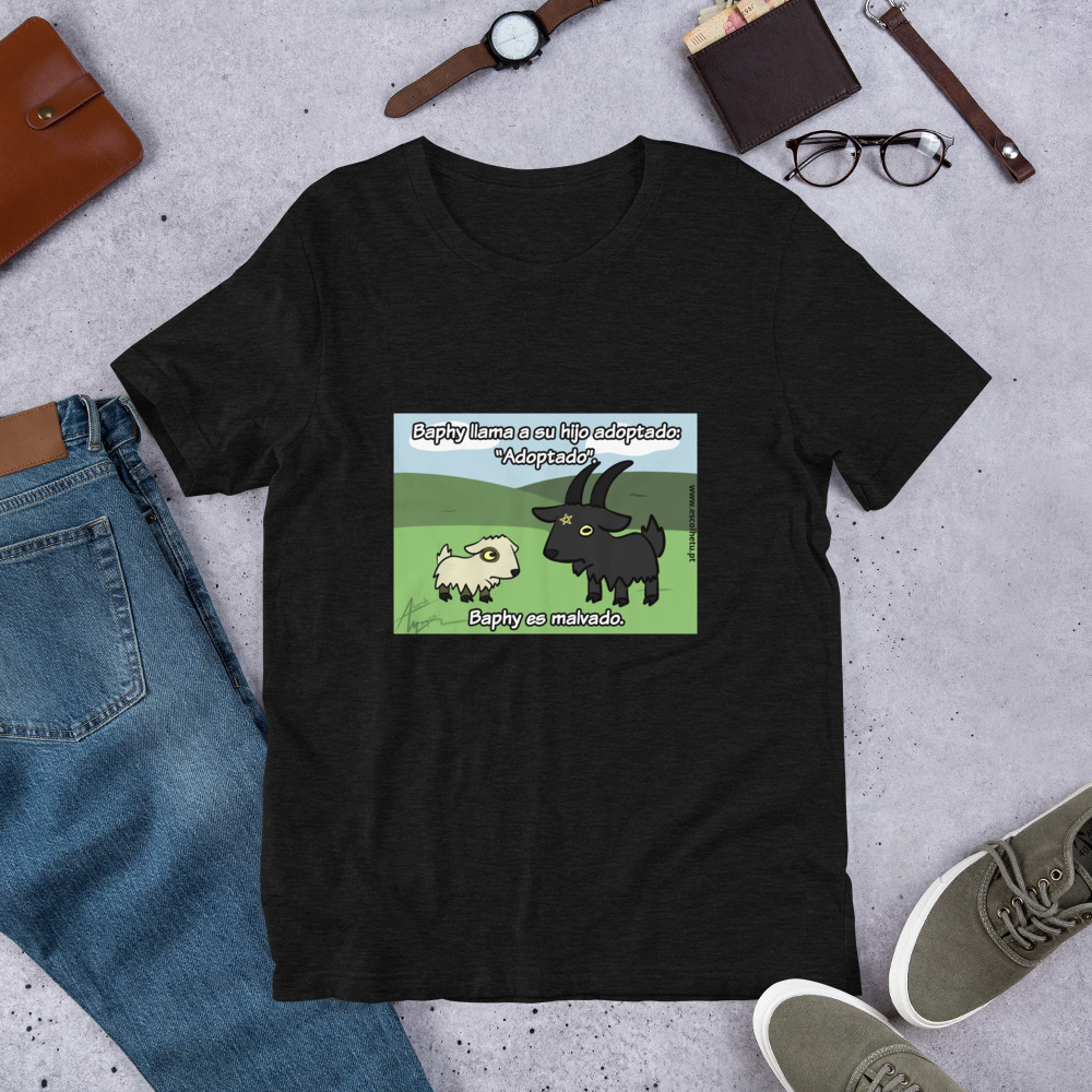 T-shirt unissex com mangas curtas - Baphy adota - Image 2