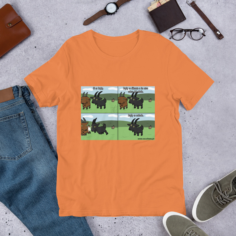 T-shirt unissex com mangas curtas - Olá Baphy - Image 16
