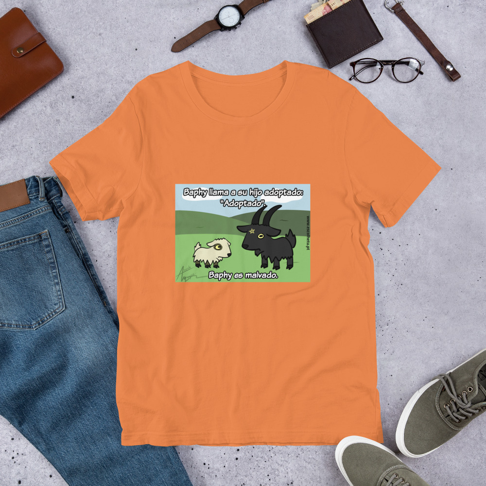 T-shirt unissex com mangas curtas - Baphy adota - Image 16