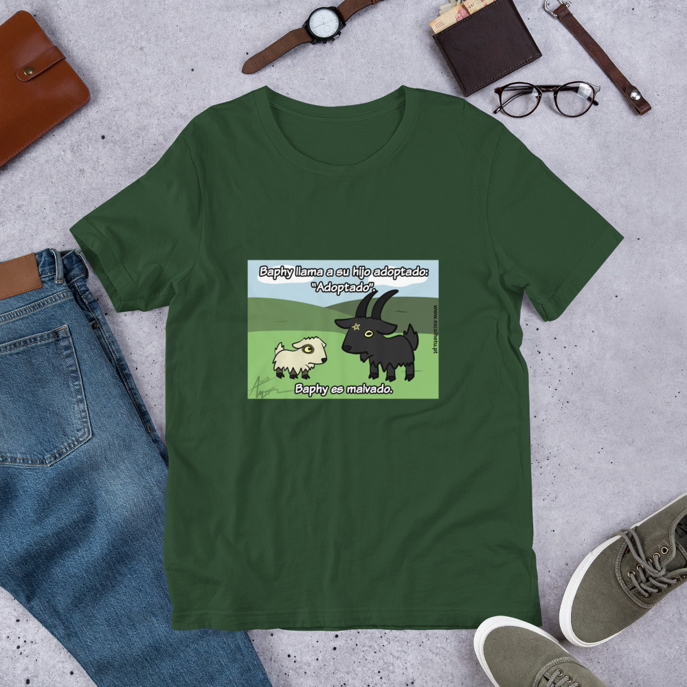 T-shirt unissex com mangas curtas - Baphy adota - Image 6