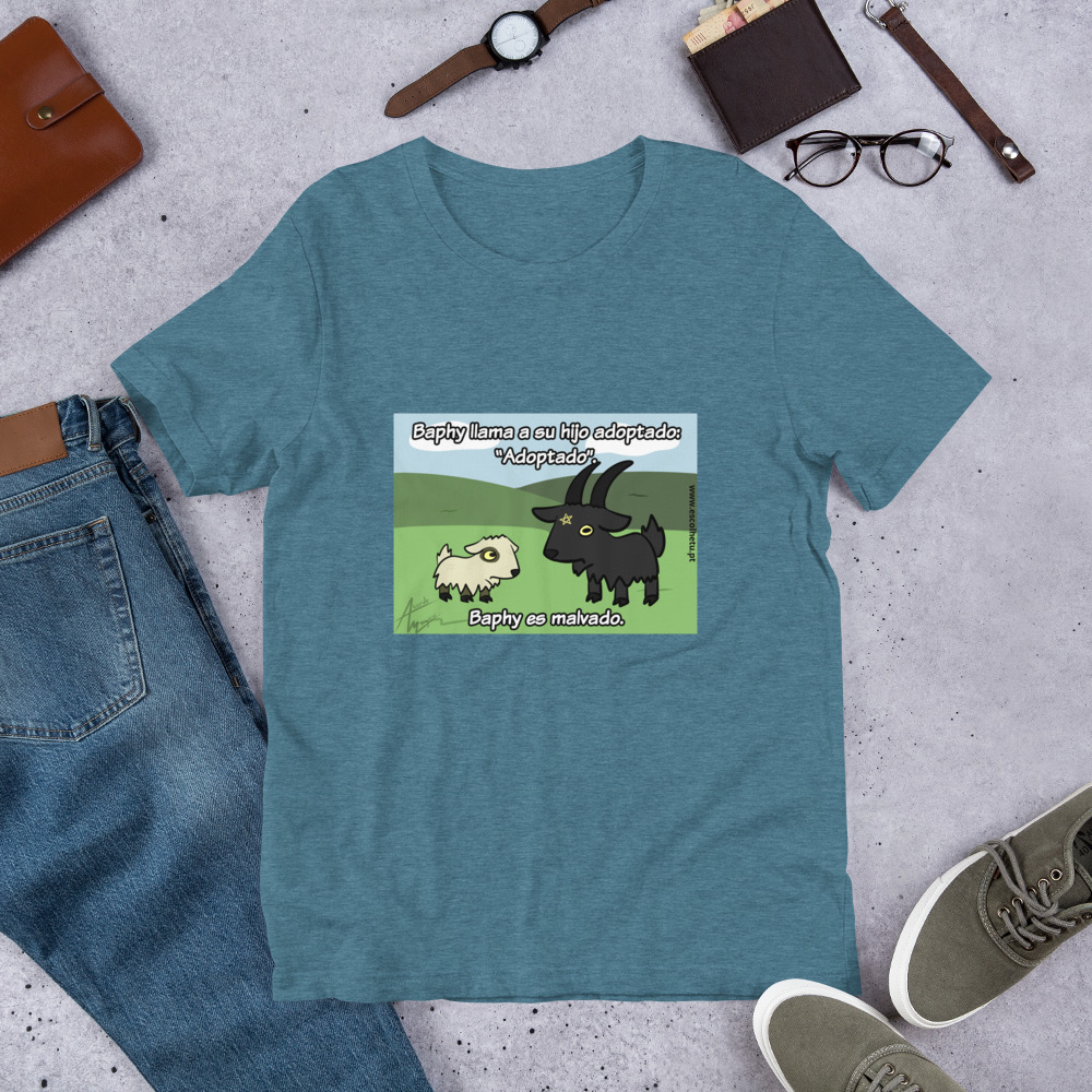 T-shirt unissex com mangas curtas - Baphy adota - Image 10