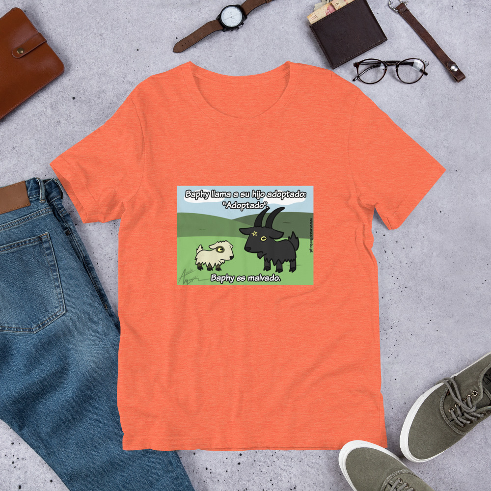 T-shirt unissex com mangas curtas - Baphy adota - Image 15