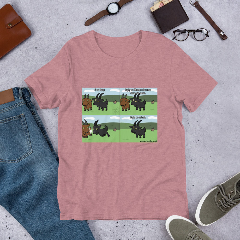 T-shirt unissex com mangas curtas - Olá Baphy - Image 17