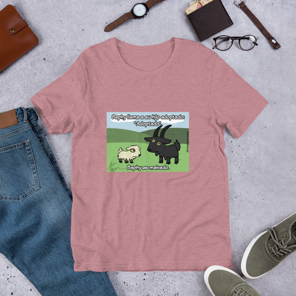 T-shirt unissex com mangas curtas - Baphy adota - Image 17