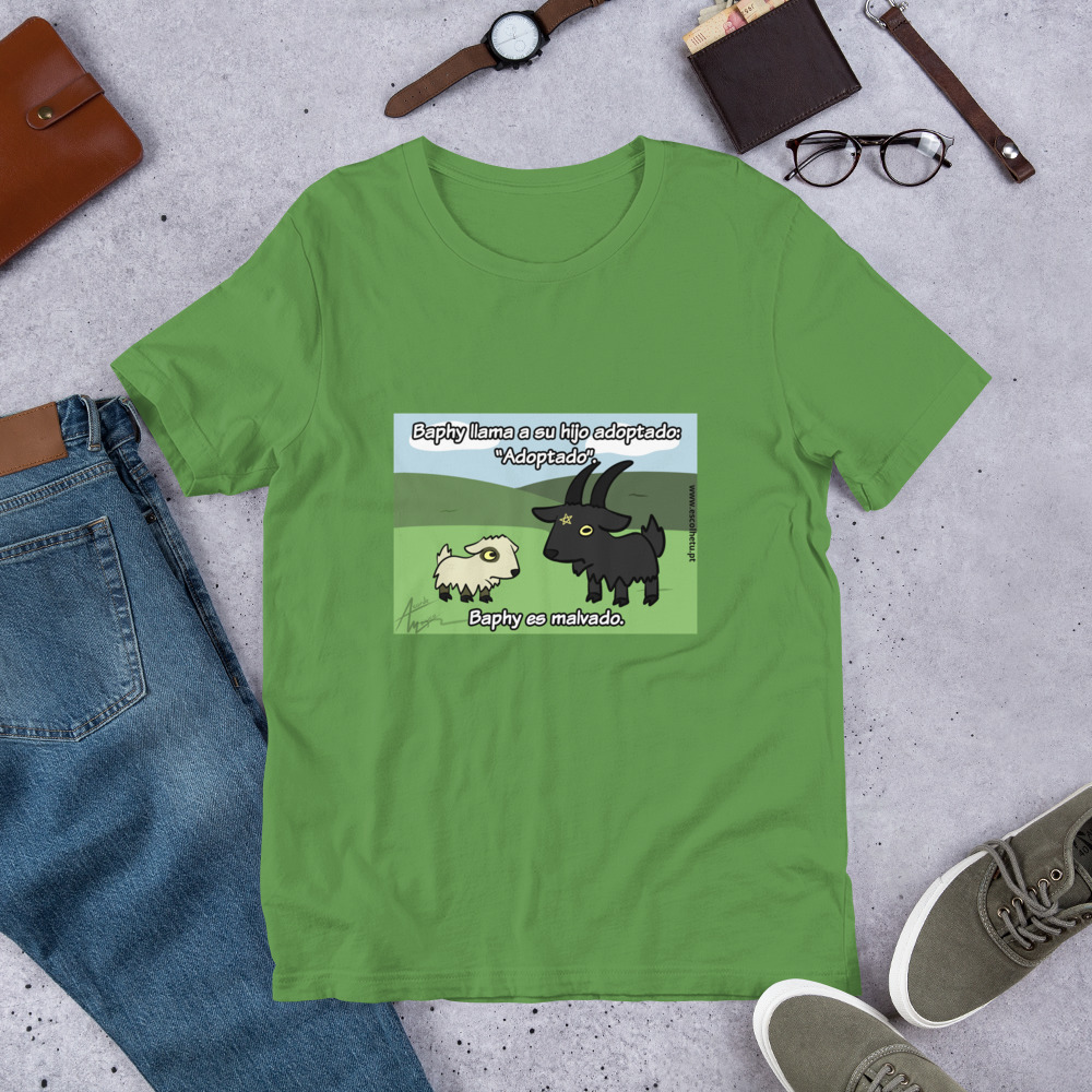 T-shirt unissex com mangas curtas - Baphy adota - Image 13