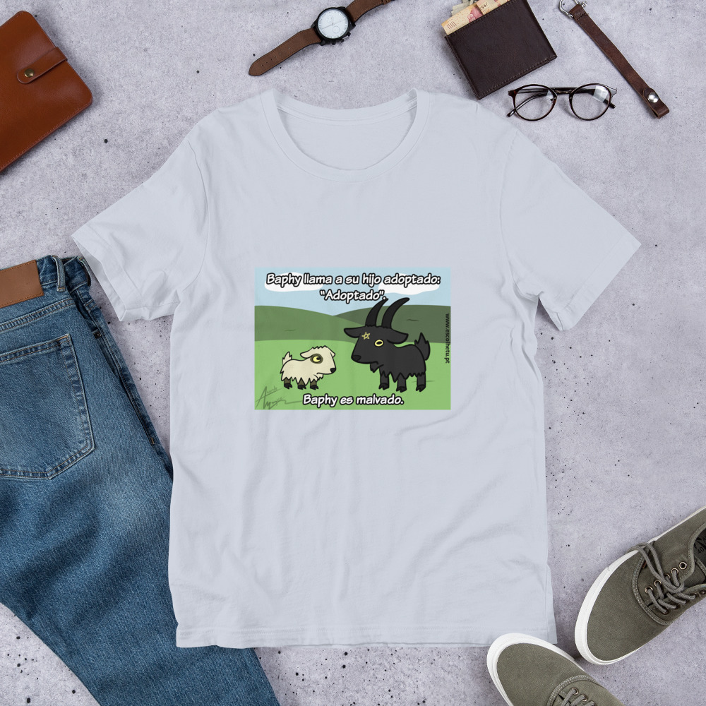 T-shirt unissex com mangas curtas - Baphy adota - Image 22