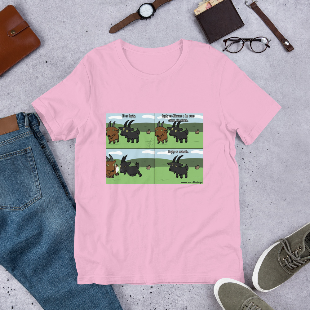 T-shirt unissex com mangas curtas - Olá Baphy - Image 21