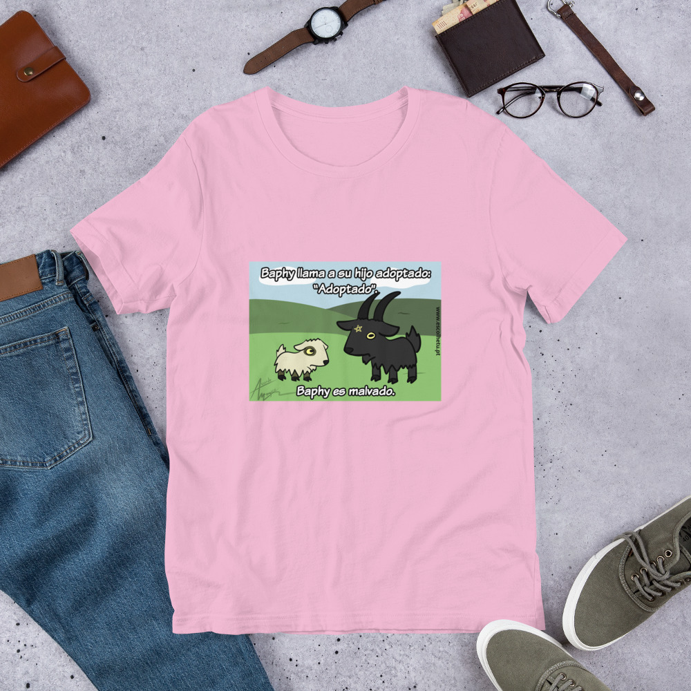 T-shirt unissex com mangas curtas - Baphy adota - Image 21