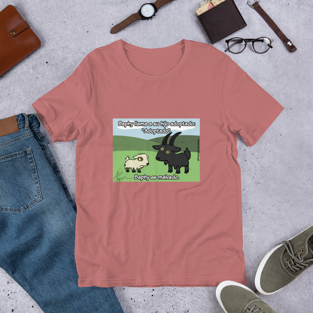 T-shirt unissex com mangas curtas - Baphy adota - Image 12