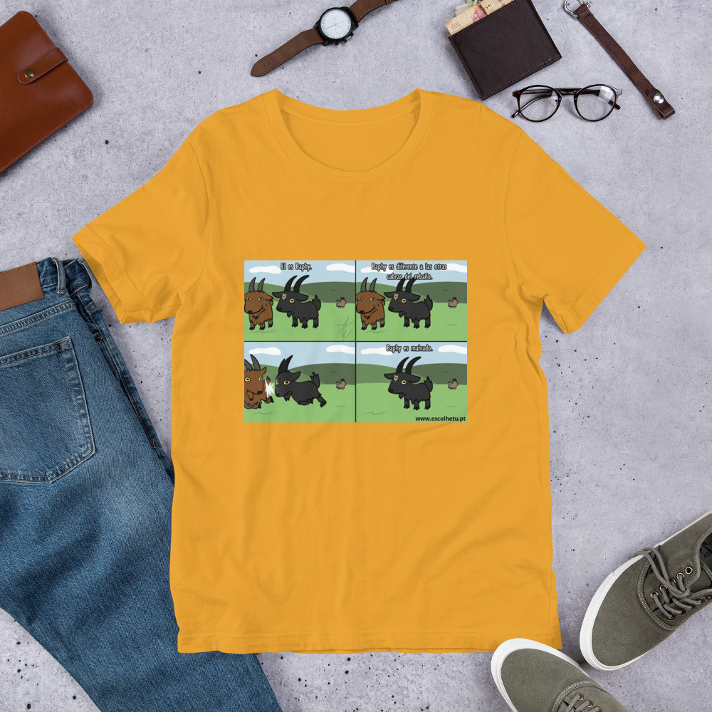 T-shirt unissex com mangas curtas - Olá Baphy - Image 20