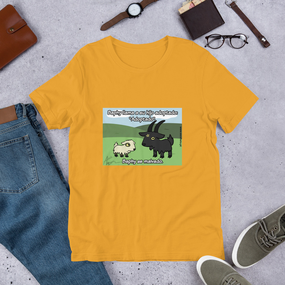 T-shirt unissex com mangas curtas - Baphy adota - Image 20