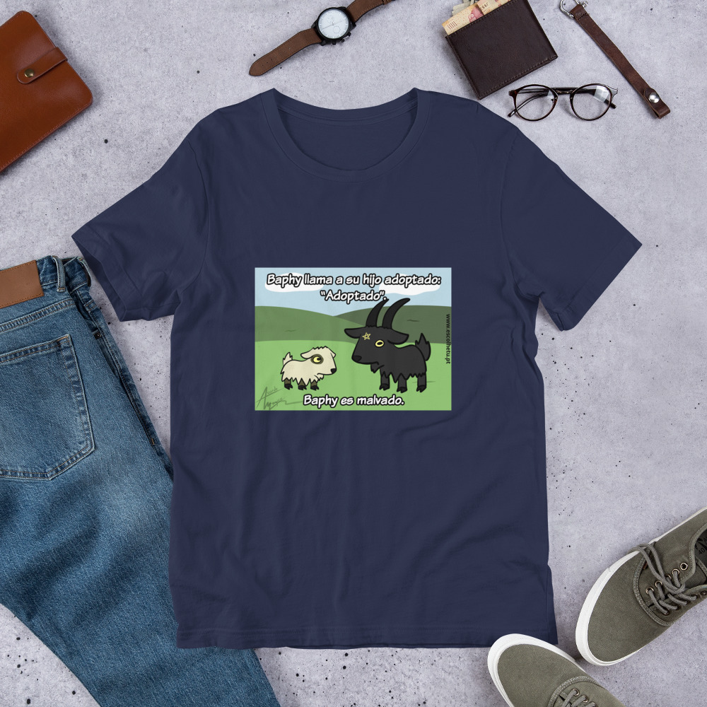 T-shirt unissex com mangas curtas - Baphy adota - Image 4