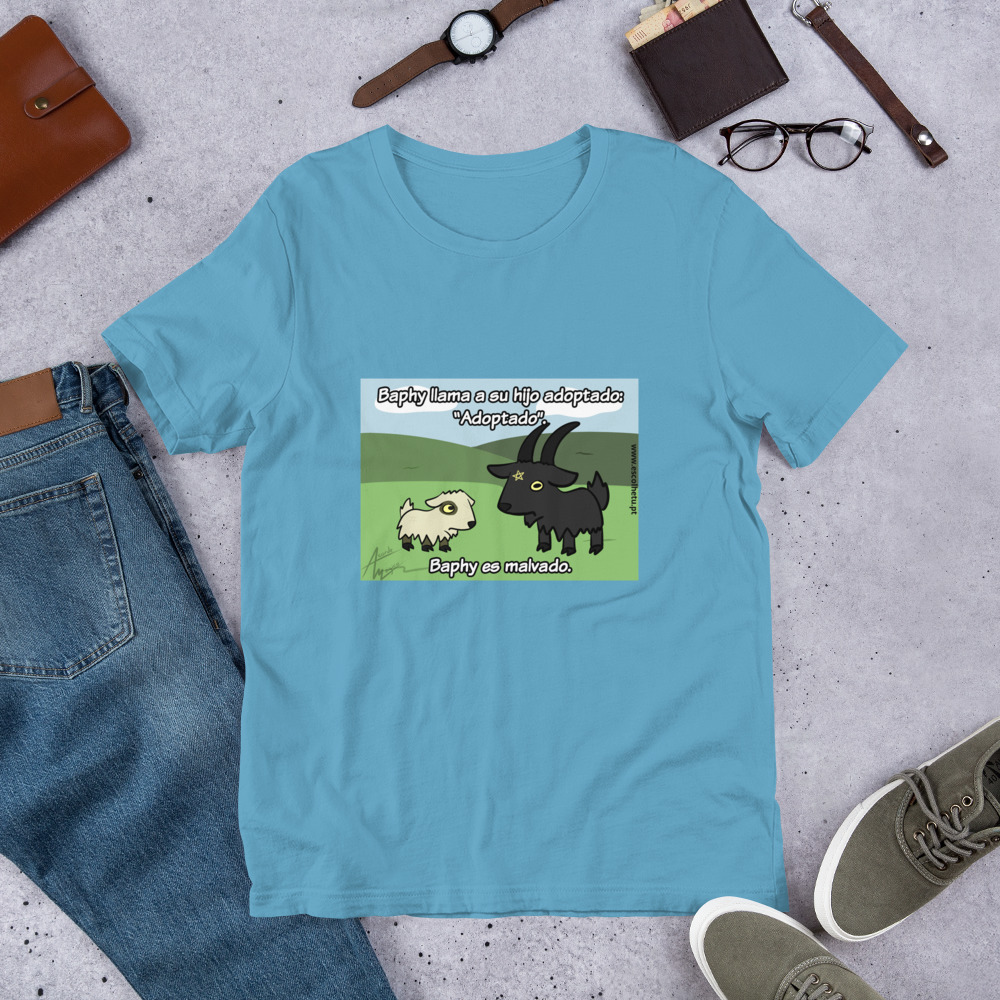 T-shirt unissex com mangas curtas - Baphy adota - Image 18