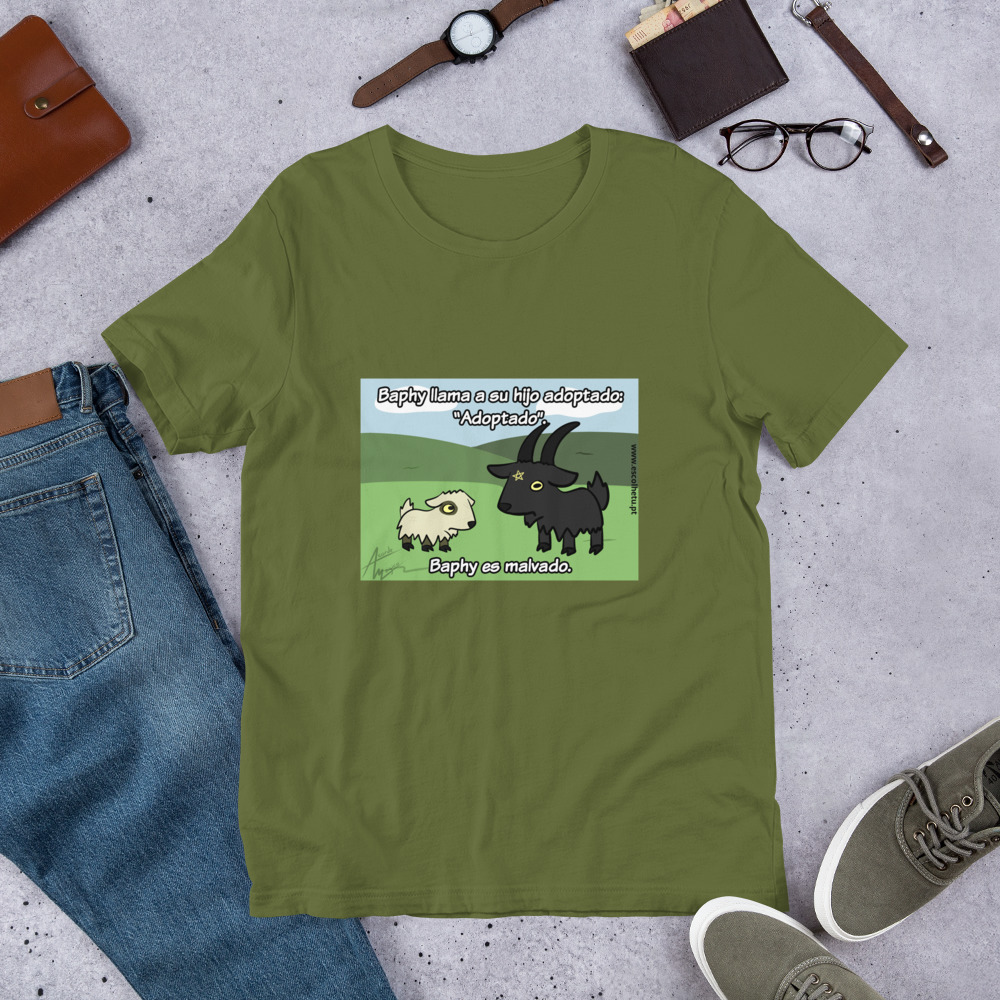 T-shirt unissex com mangas curtas - Baphy adota - Image 7