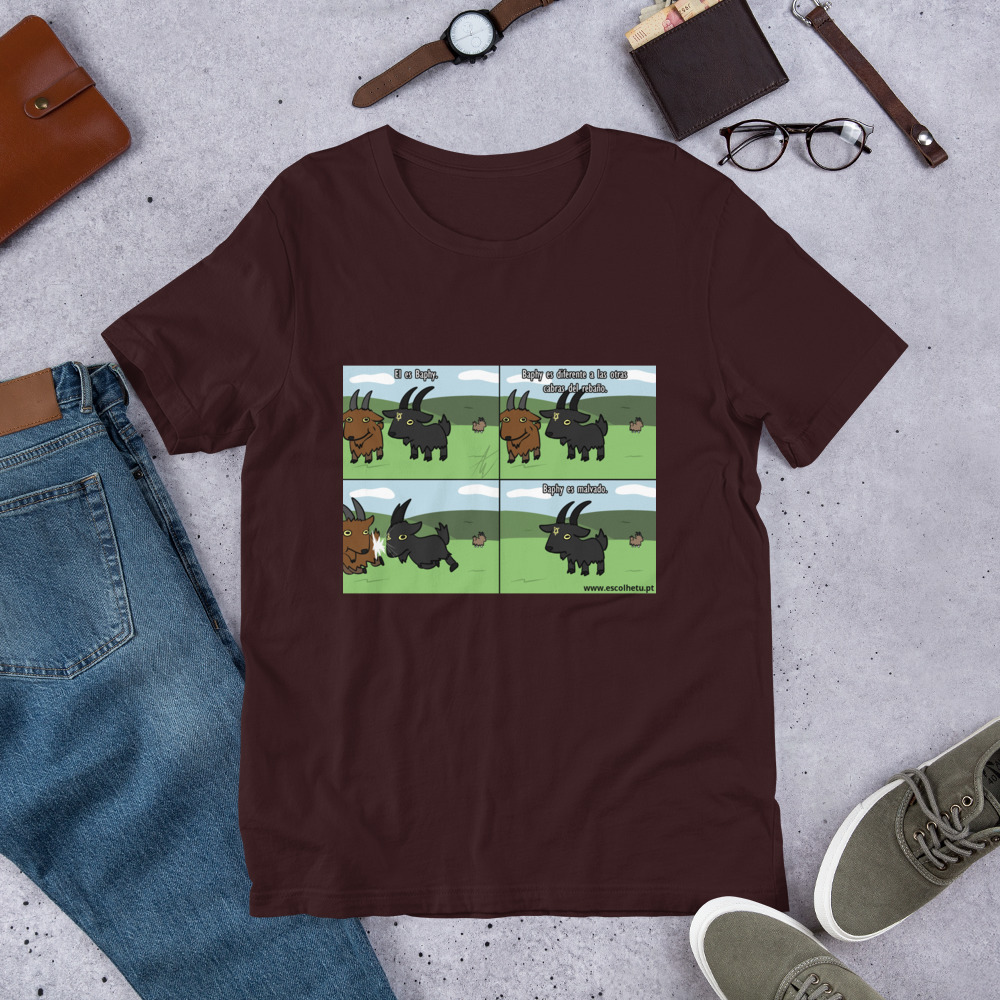 T-shirt unissex com mangas curtas - Olá Baphy - Image 2
