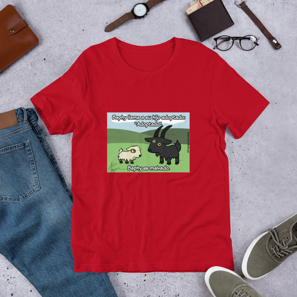T-shirt unissex com mangas curtas - Baphy adota - Image 5