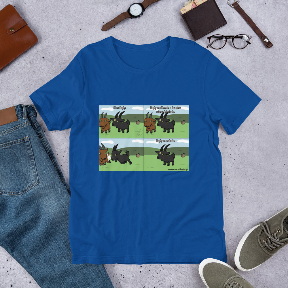 T-shirt unissex com mangas curtas - Olá Baphy - Image 6