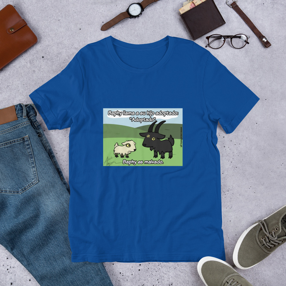 T-shirt unissex com mangas curtas - Baphy adota
