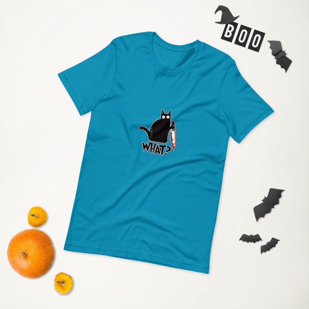 T-shirt unissex com mangas curtas - What - Image 20