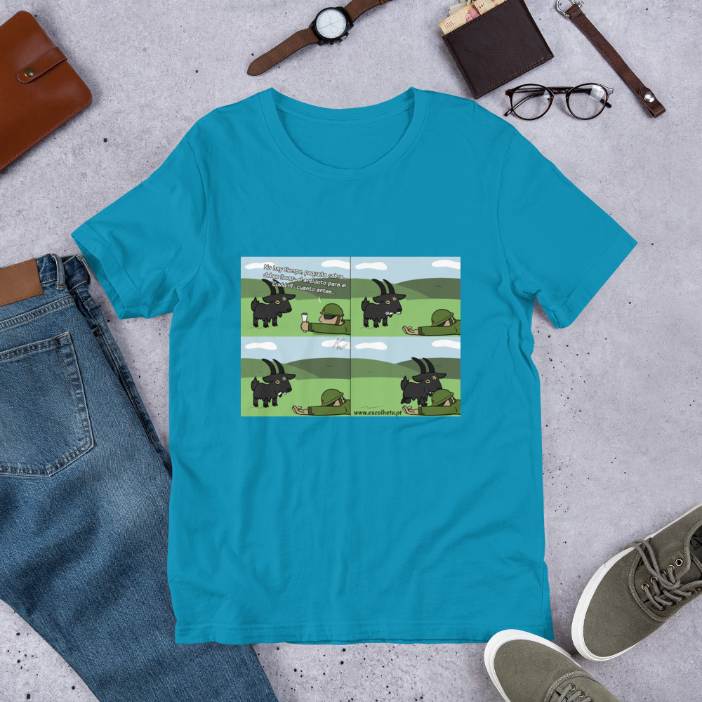 T-shirt unissex com mangas curtas - Baphy cura - Image 10