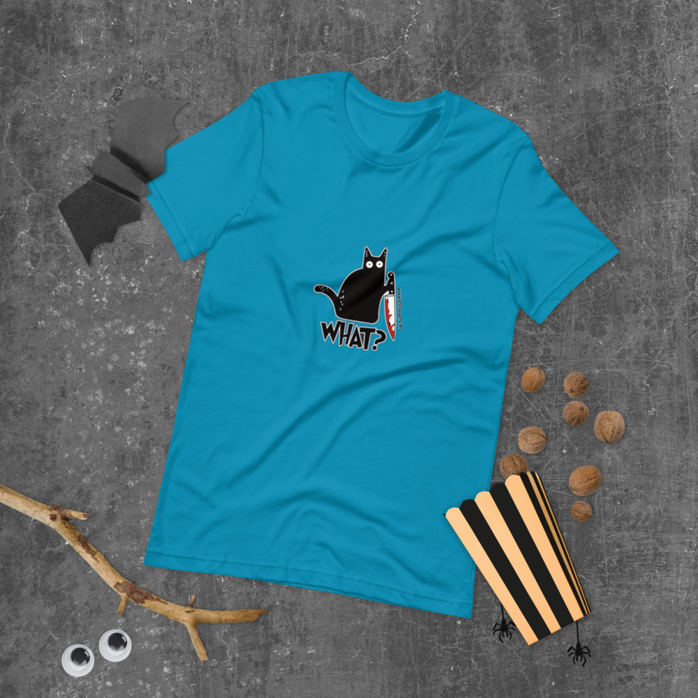 T-shirt unissex com mangas curtas - What - Image 19