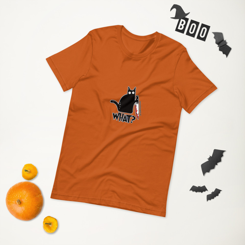 T-shirt unissex com mangas curtas - What - Image 18