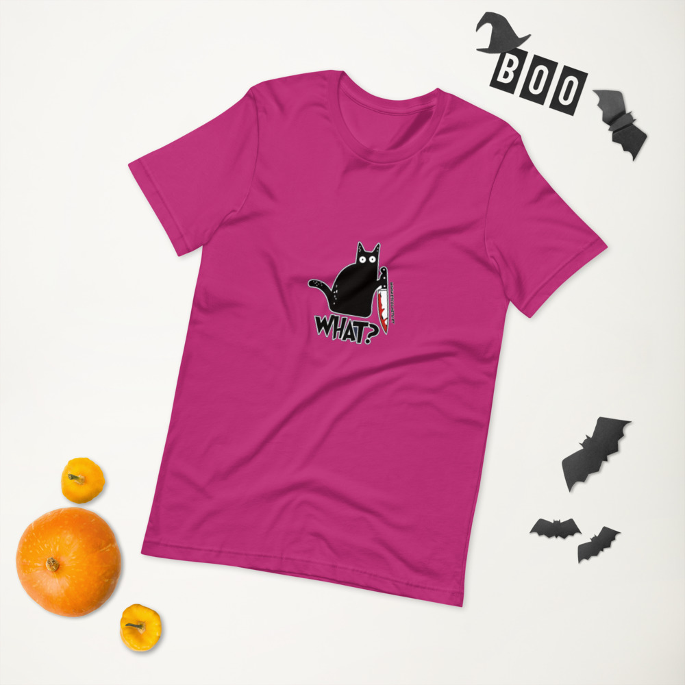 T-shirt unissex com mangas curtas - What - Image 14