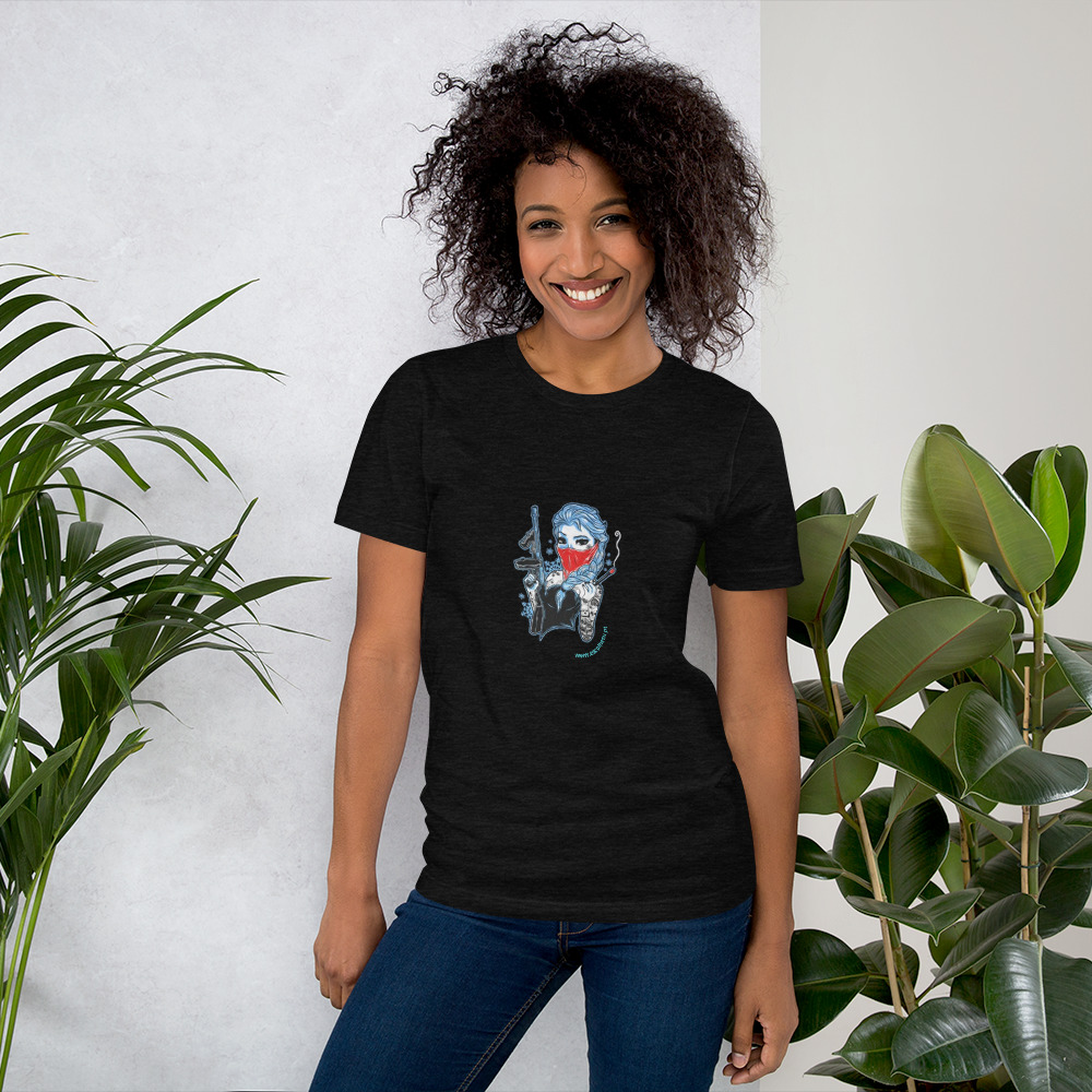 T-shirt unissex com mangas curtas - Frozen rufia - Image 2