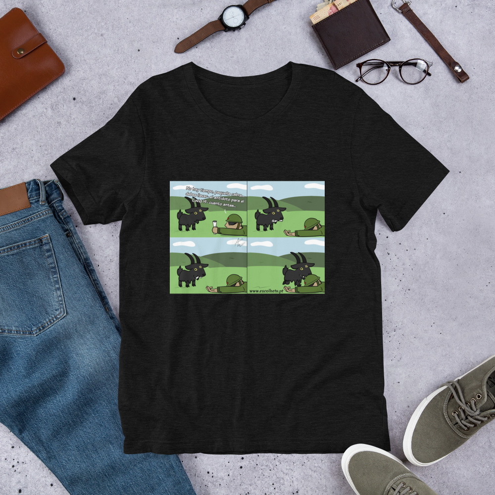 T-shirt unissex com mangas curtas - Baphy cura - Image 2