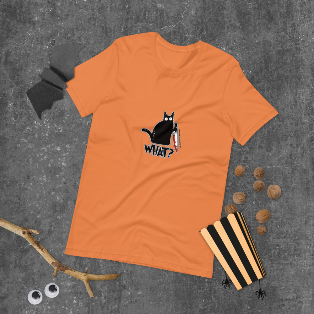 T-shirt unissex com mangas curtas - What - Image 23