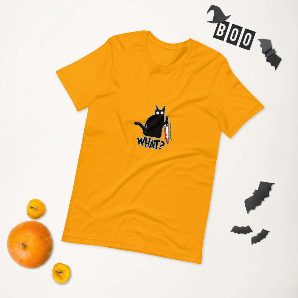 T-shirt unissex com mangas curtas - What - Image 30