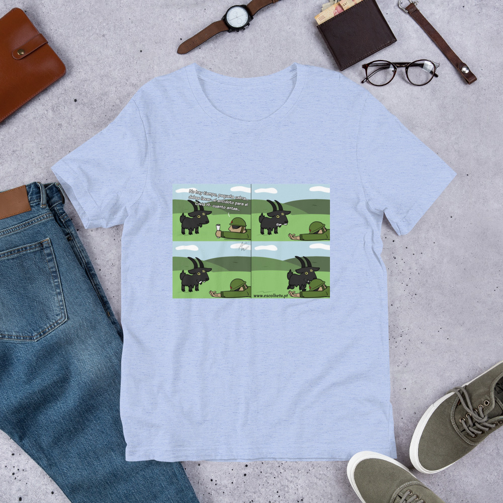 T-shirt unissex com mangas curtas - Baphy cura - Image 20
