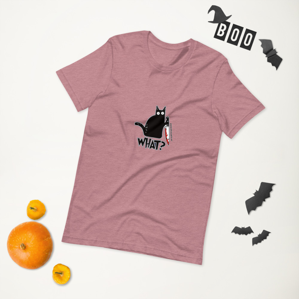 T-shirt unissex com mangas curtas - What - Image 26
