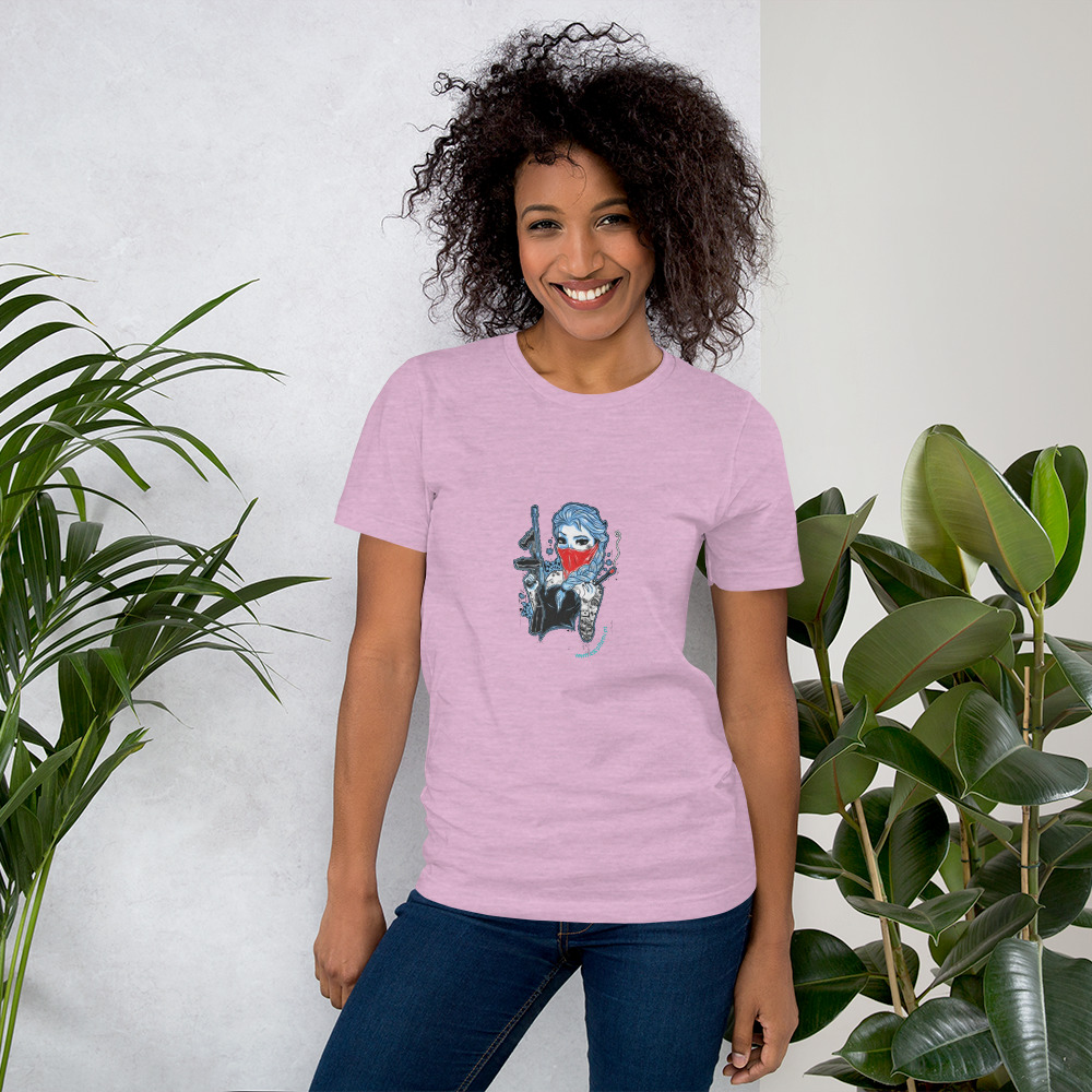 T-shirt unissex com mangas curtas - Frozen rufia - Image 17