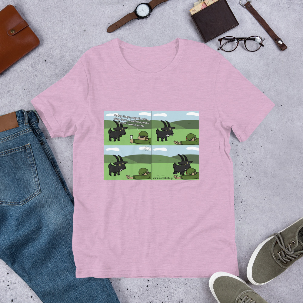 T-shirt unissex com mangas curtas - Baphy cura - Image 17