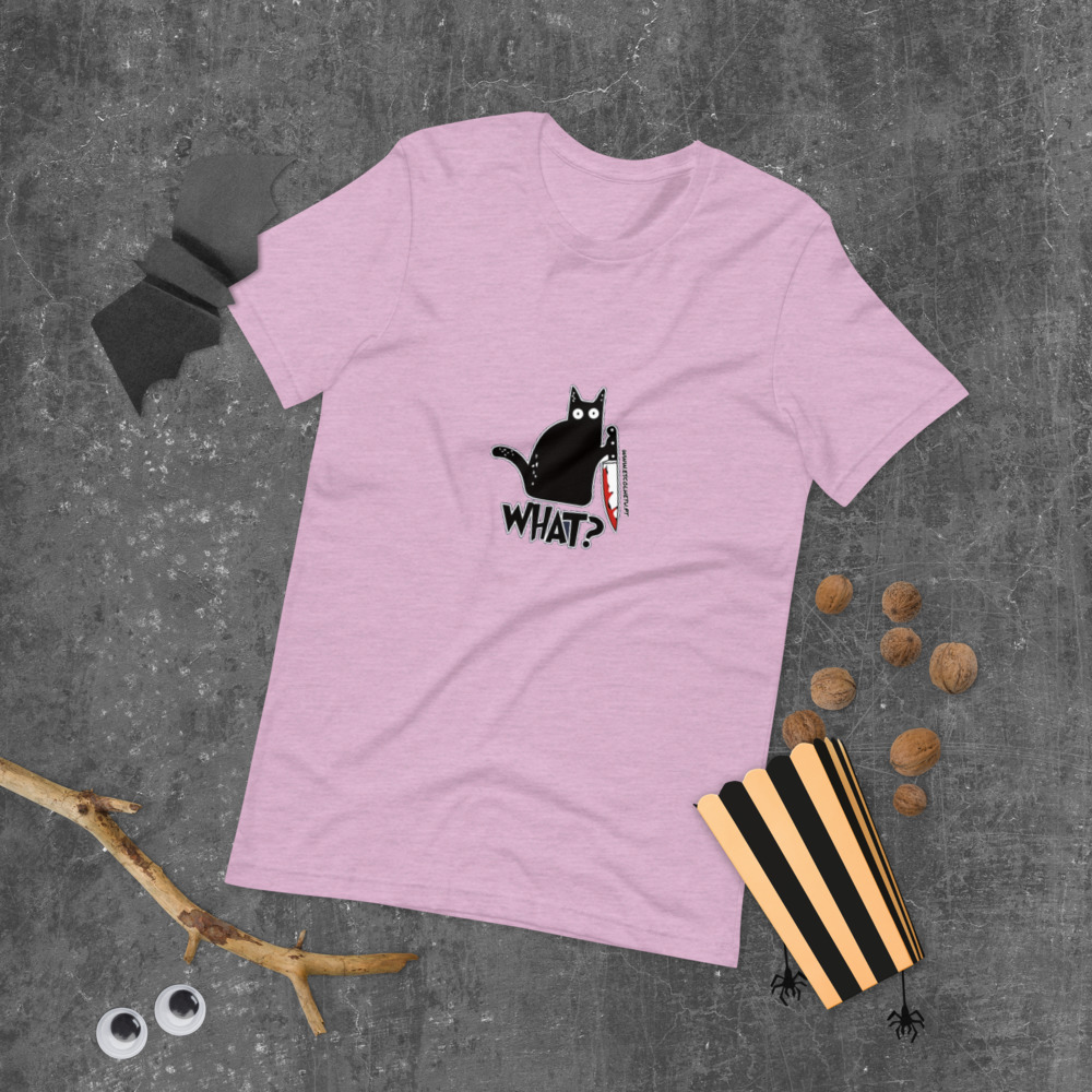 T-shirt unissex com mangas curtas - What - Image 33