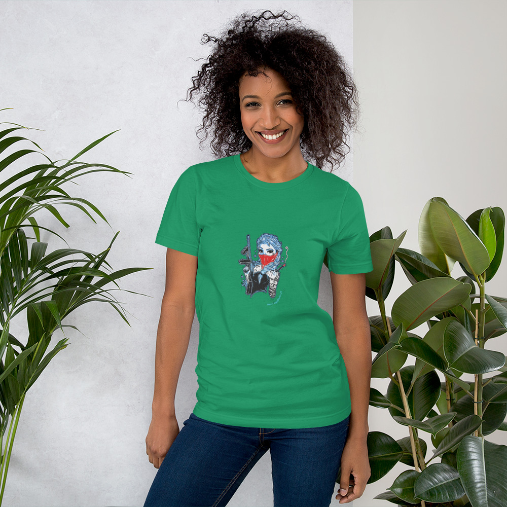 T-shirt unissex com mangas curtas - Frozen rufia - Image 11