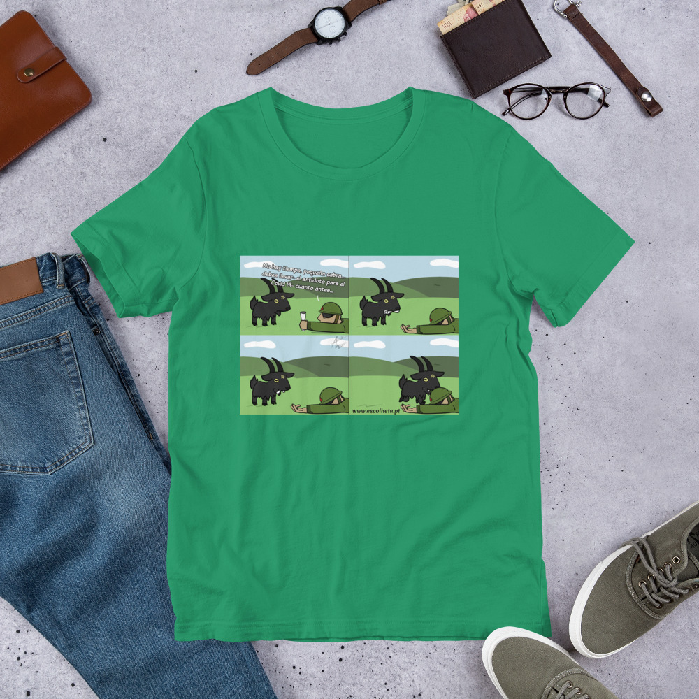 T-shirt unissex com mangas curtas - Baphy cura - Image 11